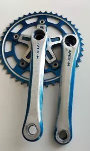 SR APEX -M BMX Cranks blue 170mm 44T SAKAE RINGYO - Picture 1 of 24