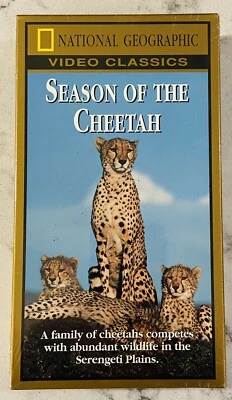 National Geographic Video Season of the Cheetah 1997 New Sealed VHS - Image 1 of 3