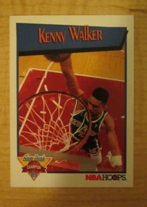 1991-92 NBA Hoops Slam Dunk Champion Kenny Walker #V New York Knicks - Bild 1 von 2