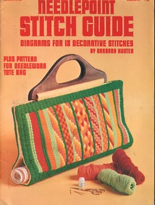 Needlepoint Stitch Guide Leisure Arts Craft Pattern Book Copyright 1973 - Picture 1 of 1