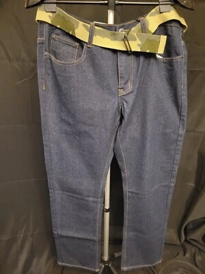 Jeans Brooklyn Express enjuague oscuro/verde camuflaje BX8821CP 36x32 Foto 1 de 3