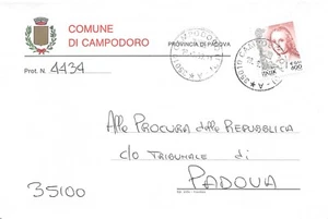 AL13-22B) BUSTA COMUNE DI CAMPODORO PADOVA - Picture 1 of 2