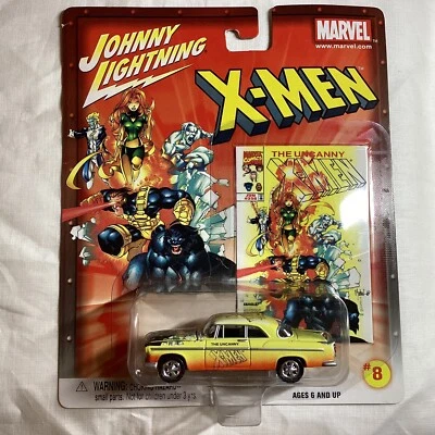 Johnny Lighting Marvel Die Cast Car #8 The Uncanny X-Men ‘55 Chrysler C-300 - Image 1 of 4