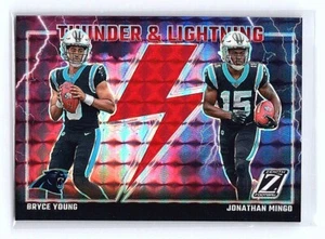 2023 Zenith Bryce Young / Jonathan Mingo Red Thunder and Lightning insert RC! - Picture 1 of 2
