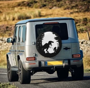 Dinosaur Bigfoot Spare Tire Cover 17” for RV/Jeep/Trailer/SUV/Car - Bild 1 von 7