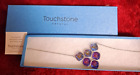 TCS Touchstone Crystal by Swarovski 1598N Deliteful Necklace/Green & Purple