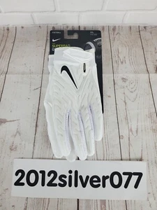 Size 2XL Nike Men's Superbad OSU PE Football Gloves White FN5552-102 NEW  - Picture 1 of 5
