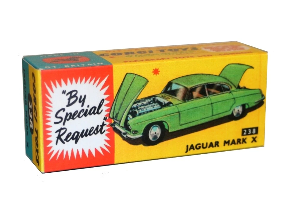 DINKY Corgi toys boîte box repro 238 jaguar mark X