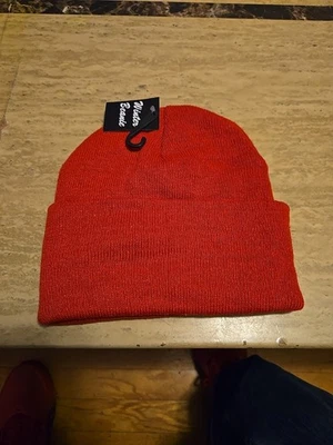 Gorro de invierno rojo unisex niños nuevo con etiquetas Foto 1 de 4