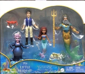 Disney The Little Mermaid Ariel's Adventures Story Set Doll Toy Cake Toppers - Picture 1 of 10