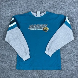 Reebok Jaguars Langarmshirt Jungen Large türkis grau NFL Jacksonville  - Bild 1 von 6