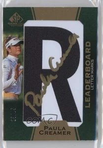 2024 SP Game Used Leaderboard Letter Marks Relic Auto 23/25 Paula Creamer - Picture 1 of 3