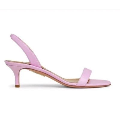 Sandalias Aquazzura So Nude 50MM de cuero rosa pétalo talla 37 EE. UU. 7 $750 Foto 1 de 4