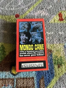 Mondo Cane VHS Tape Shockwave Release 1990 Rare Hard To Find - Picture 1 of 6