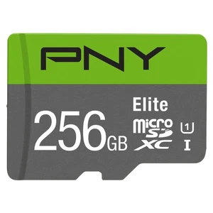 PNY Brand Elite Series Class10 U1 microSD Memory Card 256GB P-SDUX256U1GW-GE - Picture 1 of 8