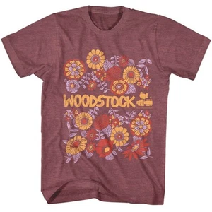 *****XLARGE*****Woodstock Floral Music Shirt - Picture 1 of 2