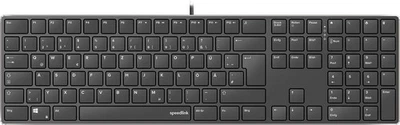 SPEEDLINK RIVA Slim Metal Scissor Keyboard Tastatur black - DE Layout USB-A  - Bild 1 von 4