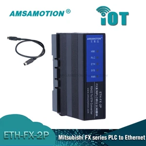 ETH-FX-2P Ethernet module RS422-ETH Converter RS422 for Mitsubishi FX Series PLC - Picture 1 of 5