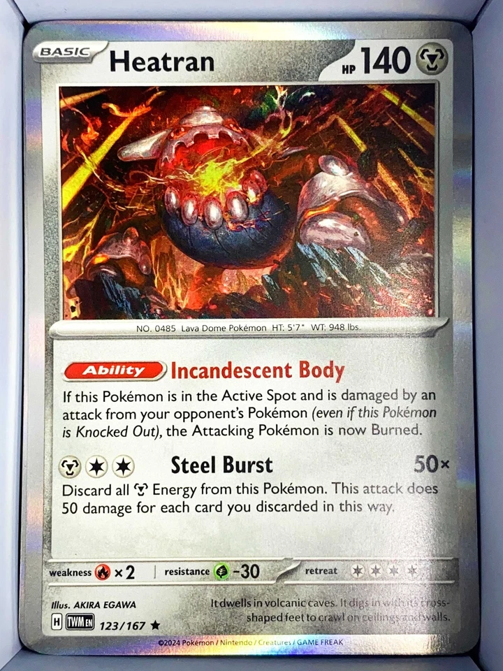 Heatran 123/167 Twilight Masquerade English 2024 holo - Image 1 of 1