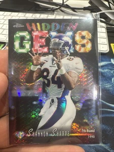 1998 Topps Chrome Shannon Sharpe Hidden Gems REFRACTOR #HG4 Denver Broncos - Bild 1 von 2