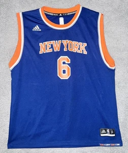 Kristaps Porzingis #6 New York Knicks NBA Adidas Basketball Jersey Youth Size XL - Picture 1 of 15