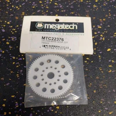 Megatech MTC22376 Delrin Main Gear 72T T-MAXX TRX Spur, Vintage - Image 1 of 2