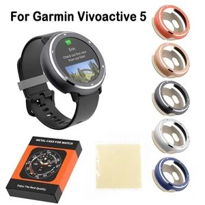 Protective Metal Watch Bezel for Garmin Vivoactive 5 Smart Watch Accessories - Photo 1 sur 17