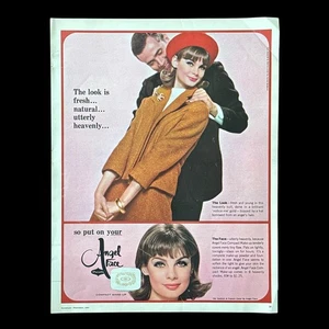 1963 Pond's Angel Face Compact Make Up Lavoris Oral Spray Vintage Print Ad - Picture 1 of 6
