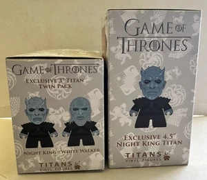 2 exklusive G.O.T Titans Figuren 2er Pack Night King White Walker (Glow) & Night King - Bild 1 von 6