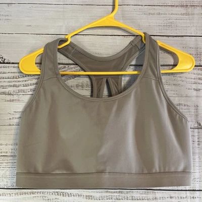 Sujetador deportivo Avia para mujer XL gris acolchado cierre de lazo espalda deportiva ojo de cerradura Foto 1 de 4