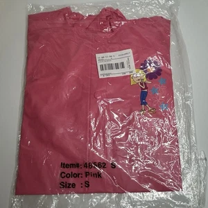 Lizzie McGuire Raincoat Girls Pink Size Small Ruffle Sleeve Hood Pockets - Picture 1 of 10
