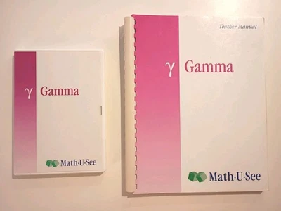 Math U See Gamma Teacher Manual DVD Set Homeschool Curriculum Multiplication  - Image 1 of 3