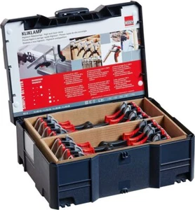 Bessey KLI-S 16 pezzi KliKlamp set in systainer - Foto 1 di 3