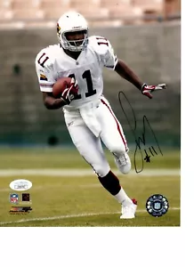 LARRY FITZGERALD ARIZONA CARDINALS SIGNIERT 8X10 FOTO MIT JSA COA - Bild 1 von 1