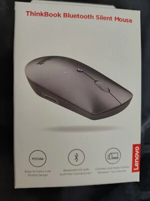 Lenovo ThinkBook Bluetooth Silent Mouse - Image 1 of 2