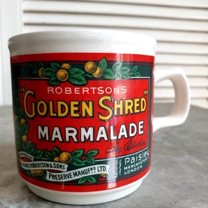 Robertson's Golden Shred Marmalade Becher Sammlerstück Werbung Keramiktasse - Bild 1 von 6