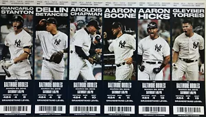 2019 New York Yankees Season Ticket Stubs - Mint Condition! - Picture 1 of 3