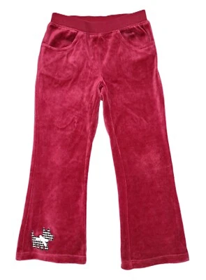 Niñas GYMBOREE Borgoña Rojo Velour Pantalones 5 Nuevo con Etiquetas 2007 Scottie Dog Navidad Negro Foto 1 de 3