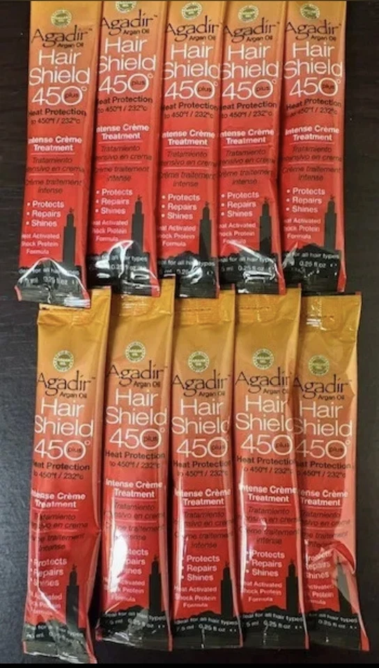 AGADIR Hair Shield 450 Intense Crème Treatment .25 oz ( 10 packs) Travel Size - Image 1 of 1