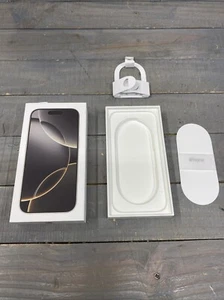 iPhone 16 Pro 128 Go titane naturel authentique OEM boîte vide - Photo 1/7