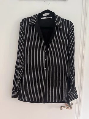 Blusa Alexander Wang a rayas con lentejuelas Foto 1 de 4