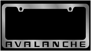 Chevrolet Avalanche License Plate Frame - Picture 1 of 4
