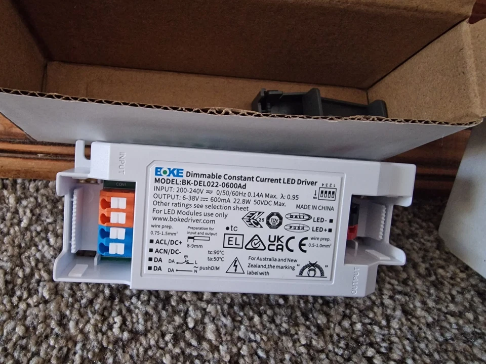 Boke Dimmbarer Konstantstrom LED Treibermodus: BK-DEL022-0600Ad - Bild 1 von 3