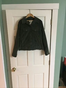 LL Bean Faux Suede Fern Jacket X-small womens - Picture 1 of 11