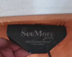 The SeeMore Ground Plumb putter nero opaco RH 34" - Foto 1 di 5