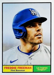 2024 Topps Archives 1961 Variation #34 Freddie Freeman Los Angeles Dodgers - Bild 1 von 2
