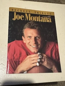 BECKETT  TRIBUTE PRICE GUIDE 1993 ISSUE #2 JOE MONTANA - Picture 1 of 4