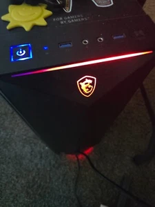 MSI AEGIS R 9SD-010US Gaming Desktop, Intrl Core i7-9700F 3 0GHz, 16GB DDR4, 1TB - Picture 1 of 7