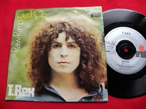T.REX get it on / raw ramp NM SP Ariola 1971 NM w/ WUMO FIX adapter - Picture 1 of 2