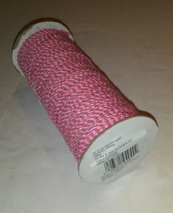 BERWICK BAKERS TWINE PINK/WHITE, 250YD ROLL,16 PLY, A13570-00250-0002, FREE SHIP - Picture 1 of 3